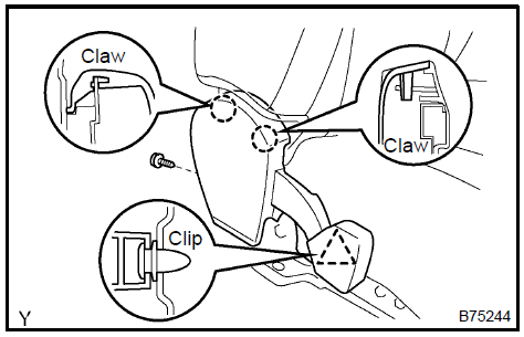 Toyota Camry: Front seat assembly (power seat type) - Seat